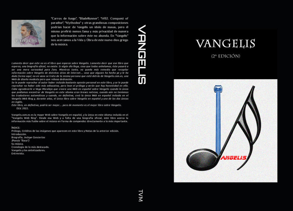 Cover provisional portada libro Vangelis 2ª edición