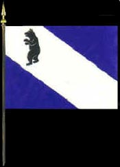 Bandera oficial de Folgoso de la Ribera