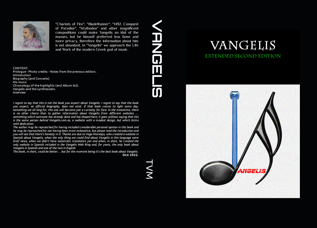 Vangelis book, extended second edition